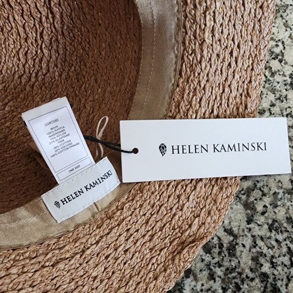 BNWT–Slightly Imperfect [ Helen Kaminski Nikki Raffia Crochet Hat🌿] (#210) - Picture 9 of 14